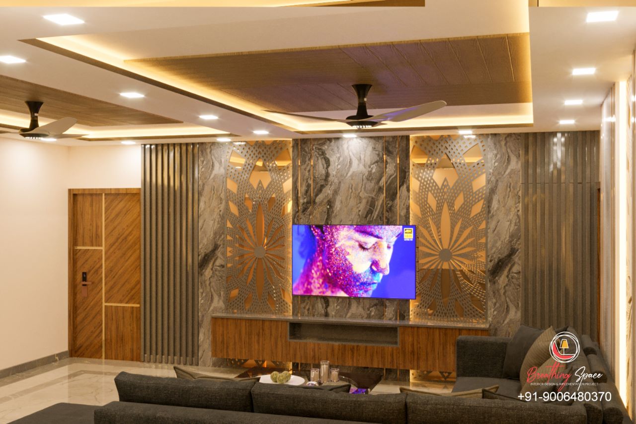 Rajesh Ji Residence - Drawing Hall View 1