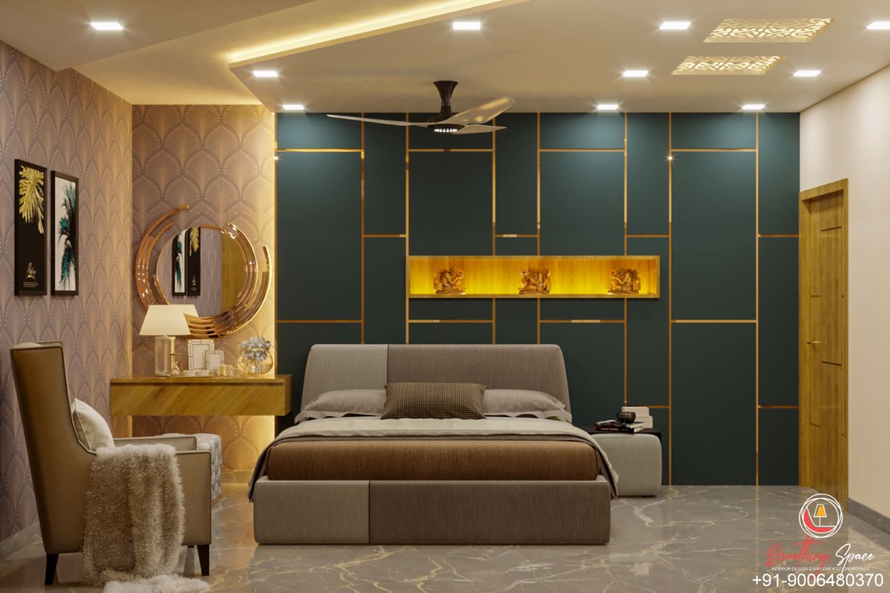 Rajesh Ji Residence - Interior Bedroom 2