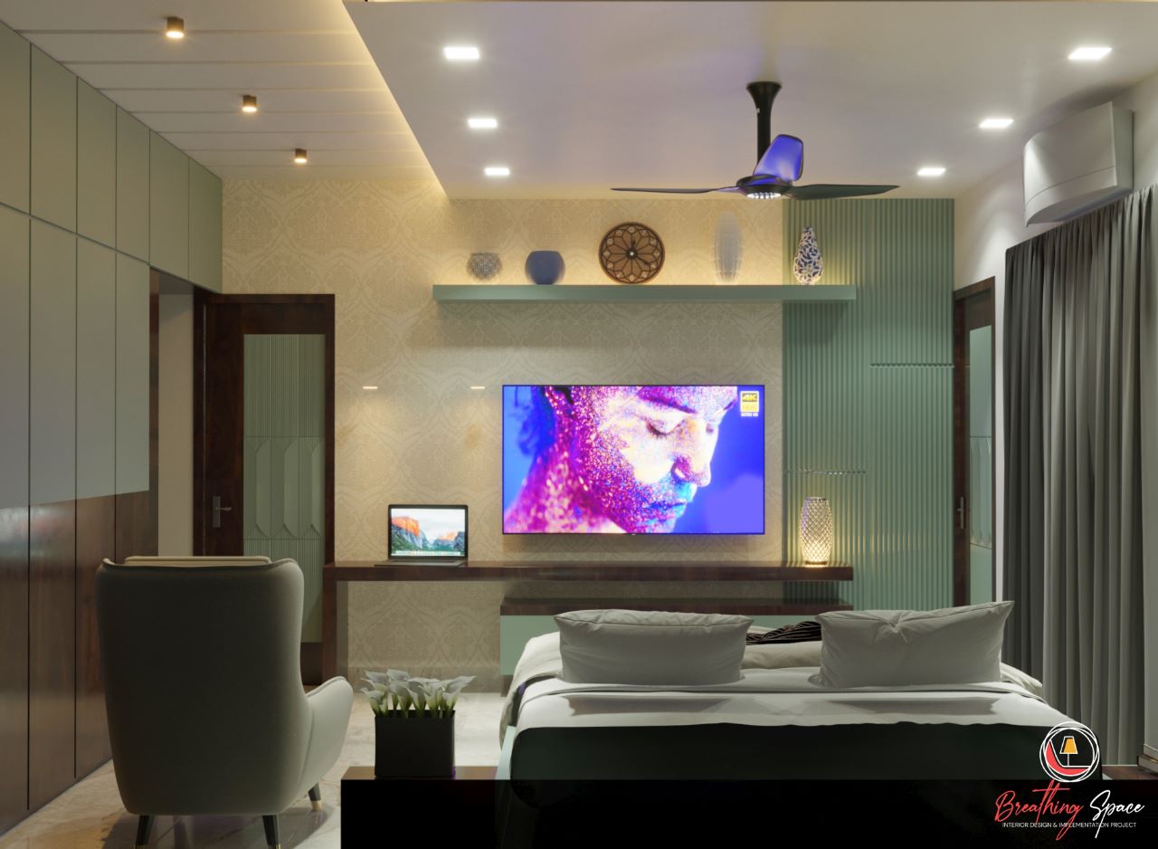 Rajesh Ji Residence - Interior Bedroom 1
